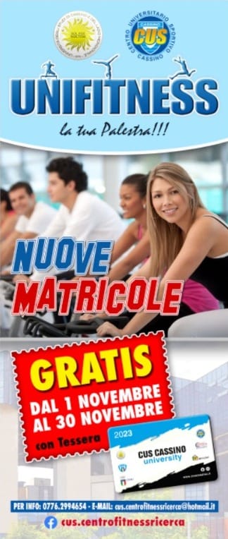 PROMOZIONE NUOVE MATRICOLE