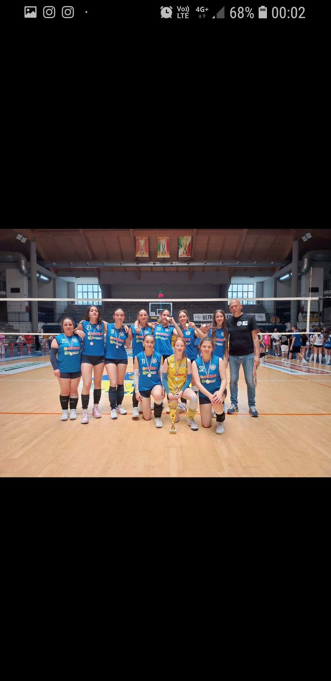 CUS Cassino Atina Volley vince il Campionato Provinciale FIPAV  Under 16